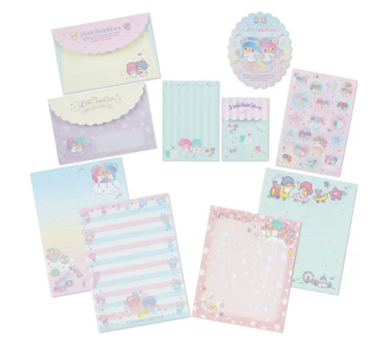 Sanrio Little Twin Stars Letter&Envelope Set