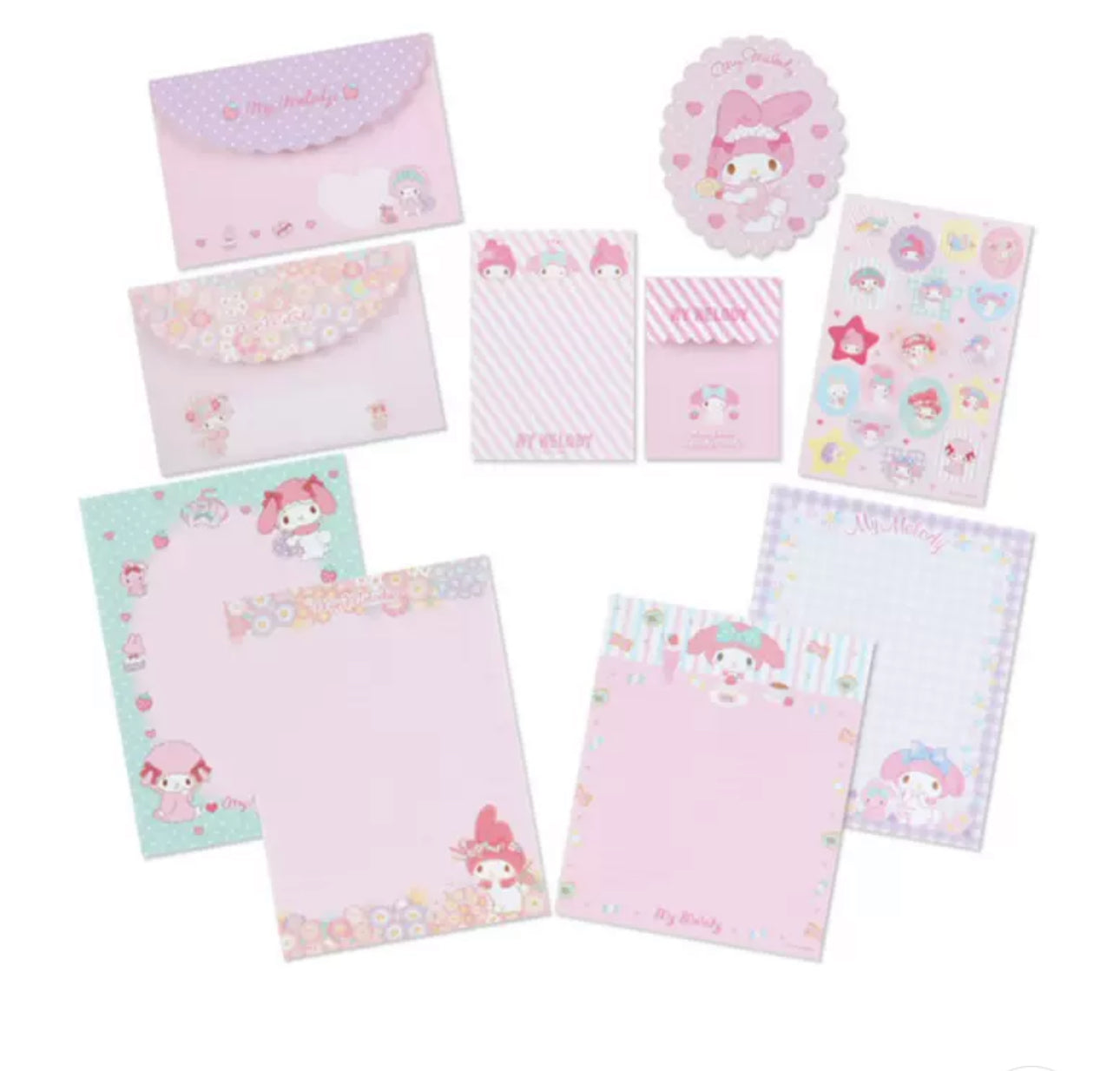 Sanrio My Melody Letter&Envelope Set