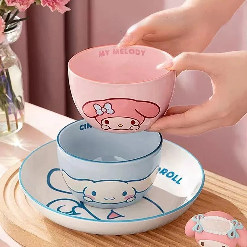 Sanrio Cute Print Ceramic Bowl