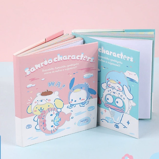 Sanrio Characters Small Notebooks with Stickers