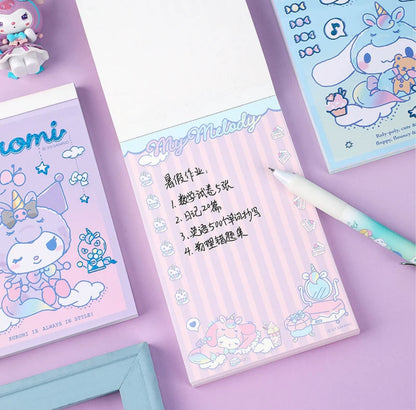 Sanrio Unicorn Notepads with Stickers