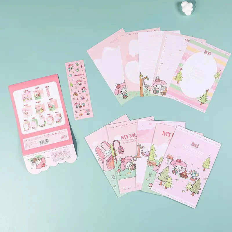 Sanrio Characters Camping Letter & Envelope Set