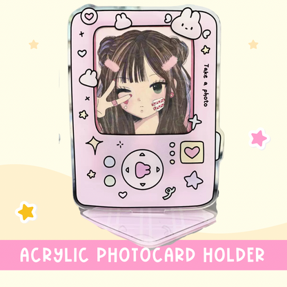Acrylic Photocard Holder with Stand