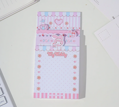 Sanrio Multi-layer Sticky MemoPad Cute Notepad