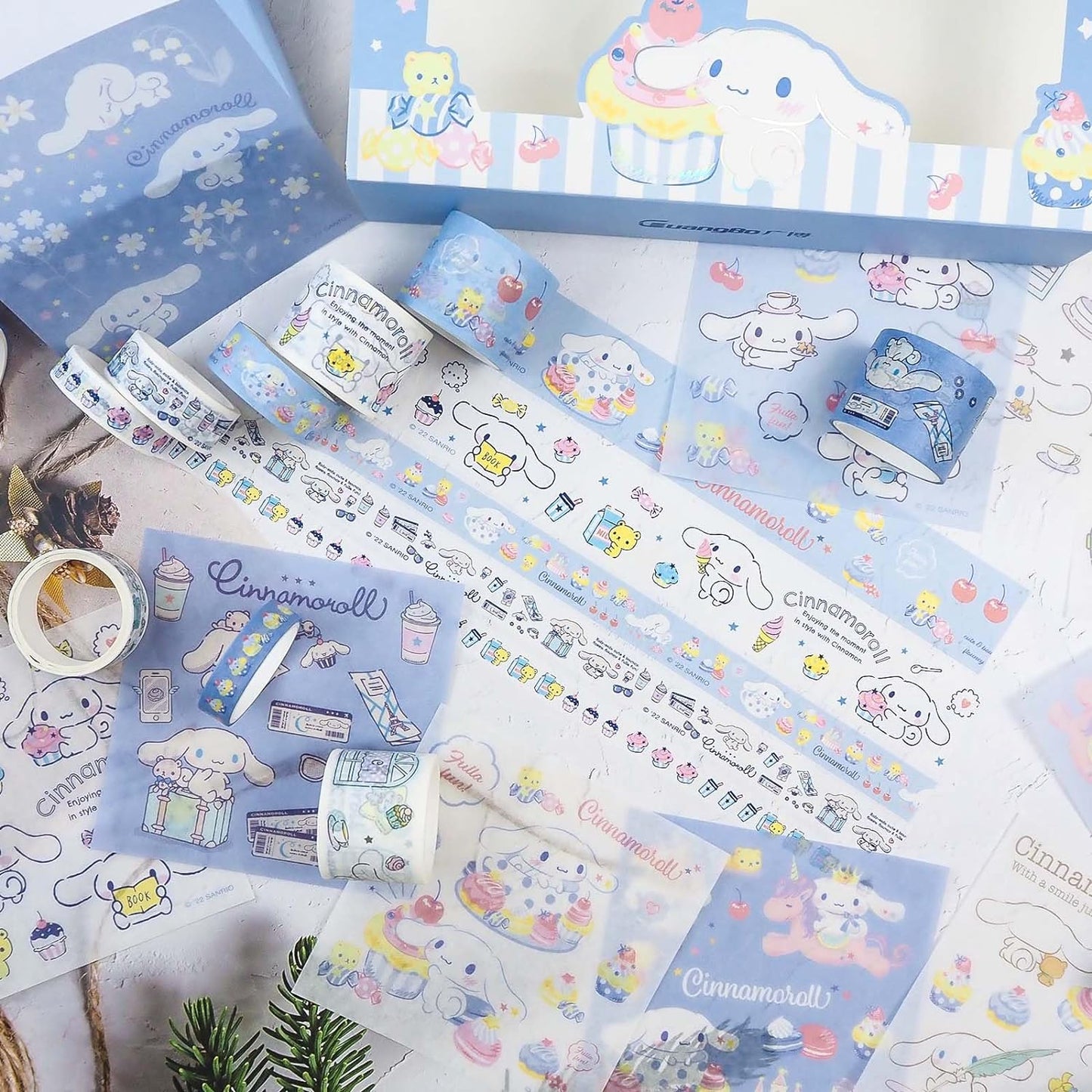 Sanrio Kawaii Washi Tape & Stickers Set