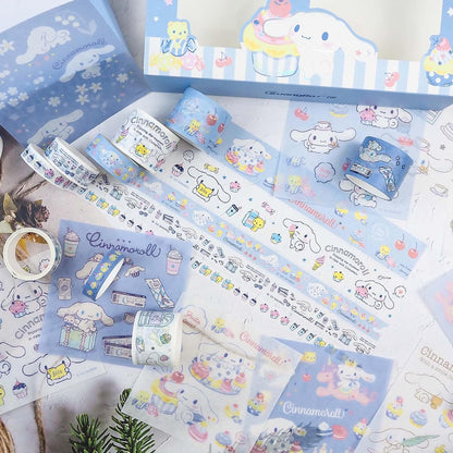 Sanrio Kawaii Washi Tape & Stickers Set