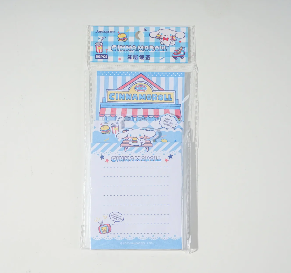 Sanrio Multi-layer Sticky MemoPad Cute Notepad