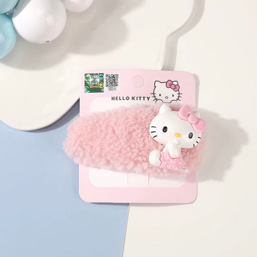 Sanrio Velvet Hair Clips