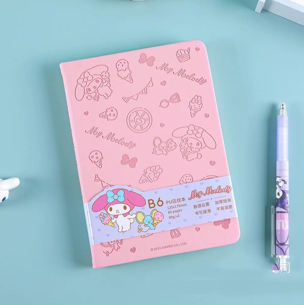 Sanrio Engraved B6 Notebook
