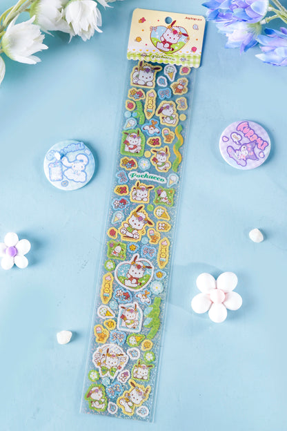 Sanrio All Kinds Of Things Strip Sticker