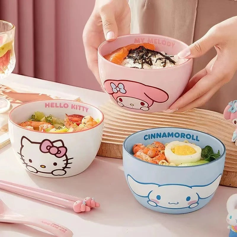 Sanrio Cute Print Ceramic Bowl