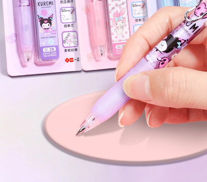 Sanrio Characters Mechanical Pencil + Lead + Eraser Set