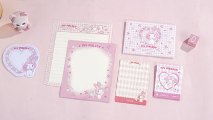 Sanrio Kuromi & My Melody Sticker & Letter Set