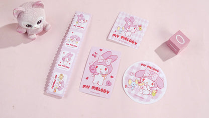 Sanrio Kuromi & My Melody Sticker & Letter Set