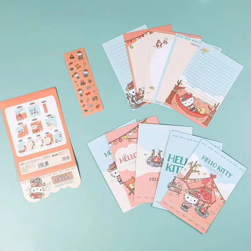 Sanrio Characters Camping Letter & Envelope Set