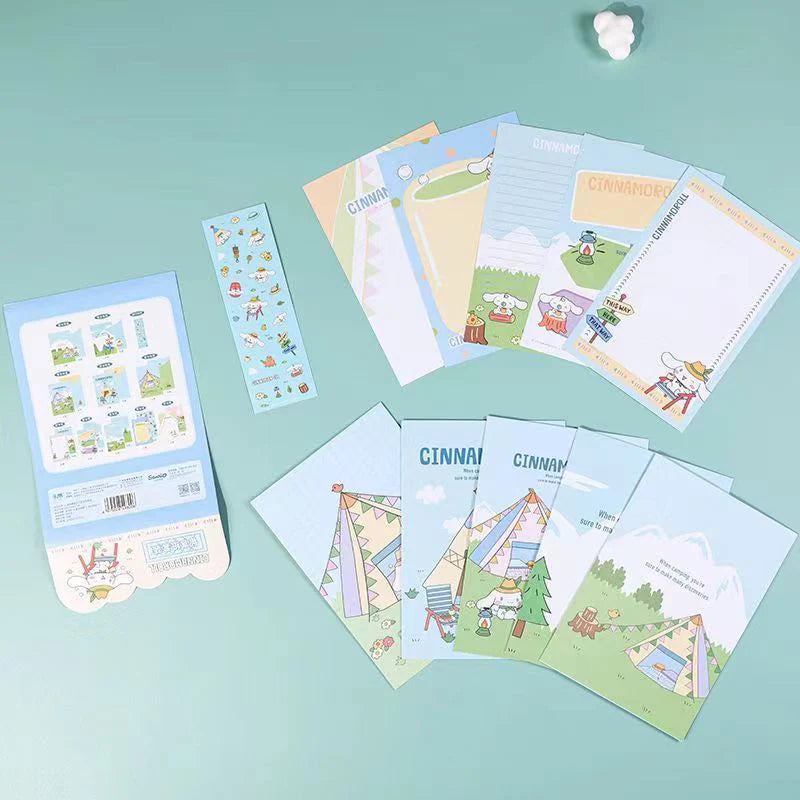 Sanrio Characters Camping Letter & Envelope Set