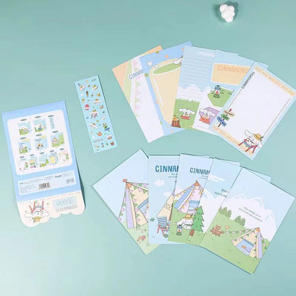 Sanrio Characters Camping Letter & Envelope Set