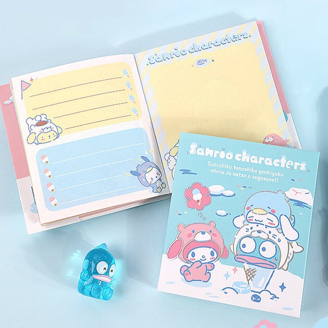 Sanrio Characters Small Notebooks with Stickers