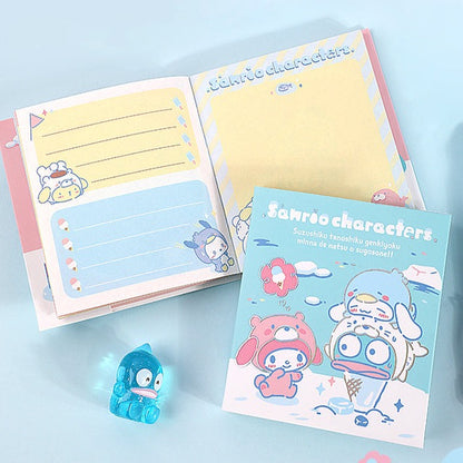 Sanrio Characters Small Notebooks with Stickers